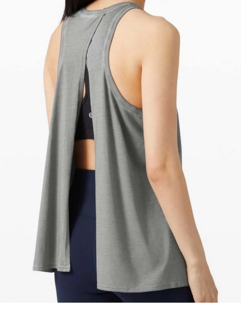 Lululemon All Tied Up Tank Pigment Grey 4